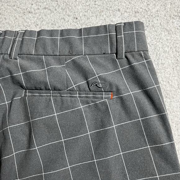 KJUS Shorts Mens 36 Gray Performance Stretch Chino Ike Golf Wicking 10" - Picture 10 of 10